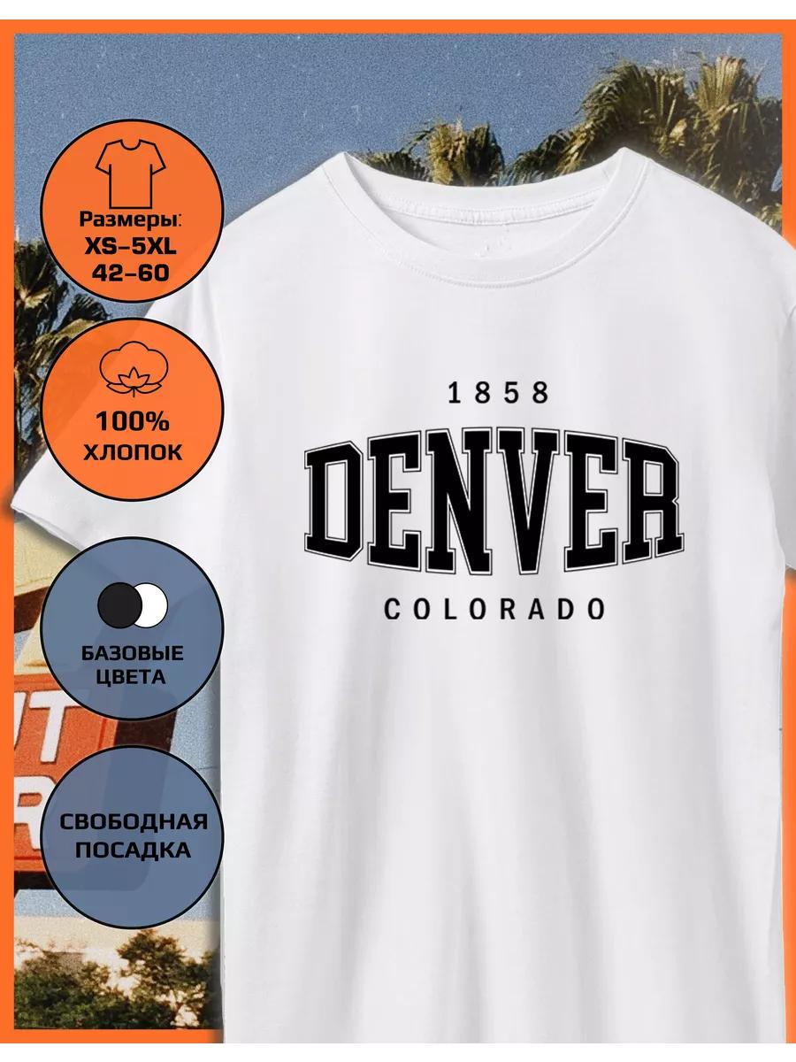 T-shirt with the print of the city of America Denver XL