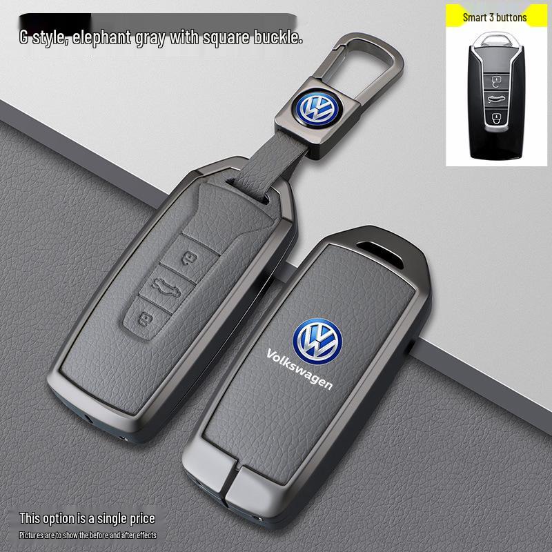 Volkswagen H-Model Elephant Gray Car Key Case