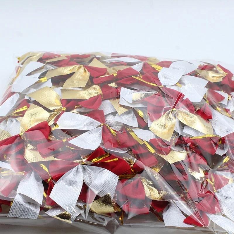 30 buc/set Decorare Petrecere de Crăciun Fundiță Mică Roșie Pandantiv Brad de Crăciun Decorațiuni de Scenă Casă DIY Sărbători Anul Nou