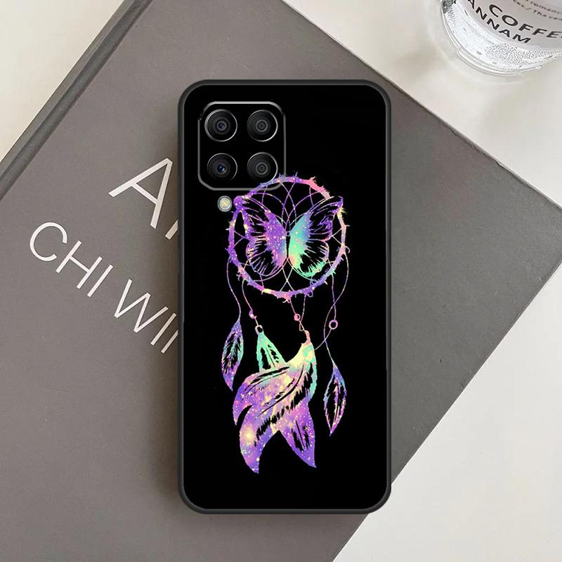 Retro Feather Dreamcatcher Case For Samsung Galaxy M15 M35 M55 M56 M36 M16 M06 M31 M13 M33 M53 M12 M32 M52 M14 M34 M54