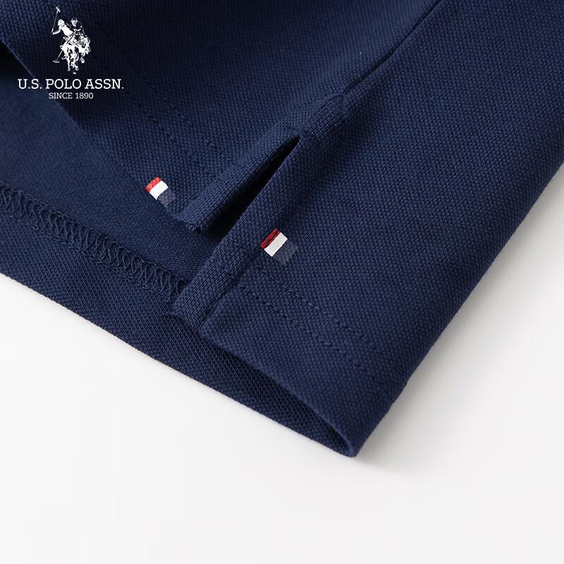 U.S. Polo Assn. Herren Langarm-Poloshirt