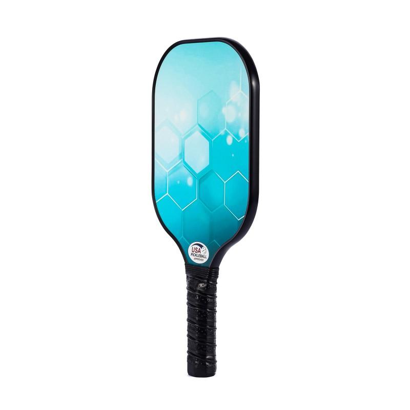 Glass Fiber Pickleball Paddle Set With PP Honeycomb Core 2 Paddles 4 Balls Carry Bag Beginners Recreational Players