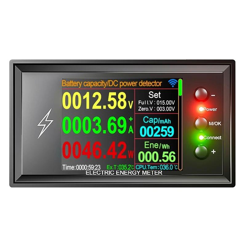 DT20 DC-Messgerät Lithium-Batterie-Leistungskapazitätstester 420 V 30 A-600 A Gleichspannung WiFi Online-Version Bidirektionales Amperemeter