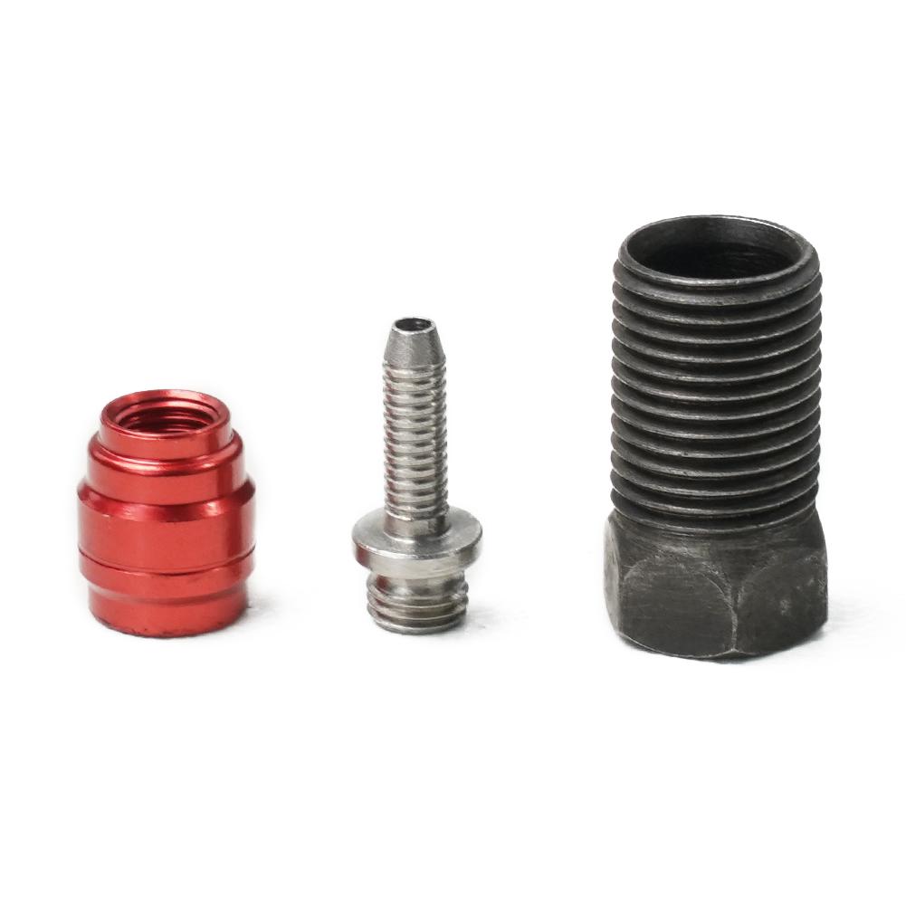 Bike Bicycle Disc Brake Hose Barb Insert & Olive & Connecting Nut/ For-SRAM