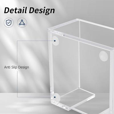 Acrylic Sticky Note Holder Clear Acrylic Notepad Holder Memo Note Dispenser Notepad Holder For Home Office Desk Organizer