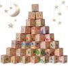 30Pcs Eid Mubarak Candy Gift Box Ramadan Kareem Advent Calendar Decoration Paper Candy Boxes Muslim Islamic Home Party Supplies