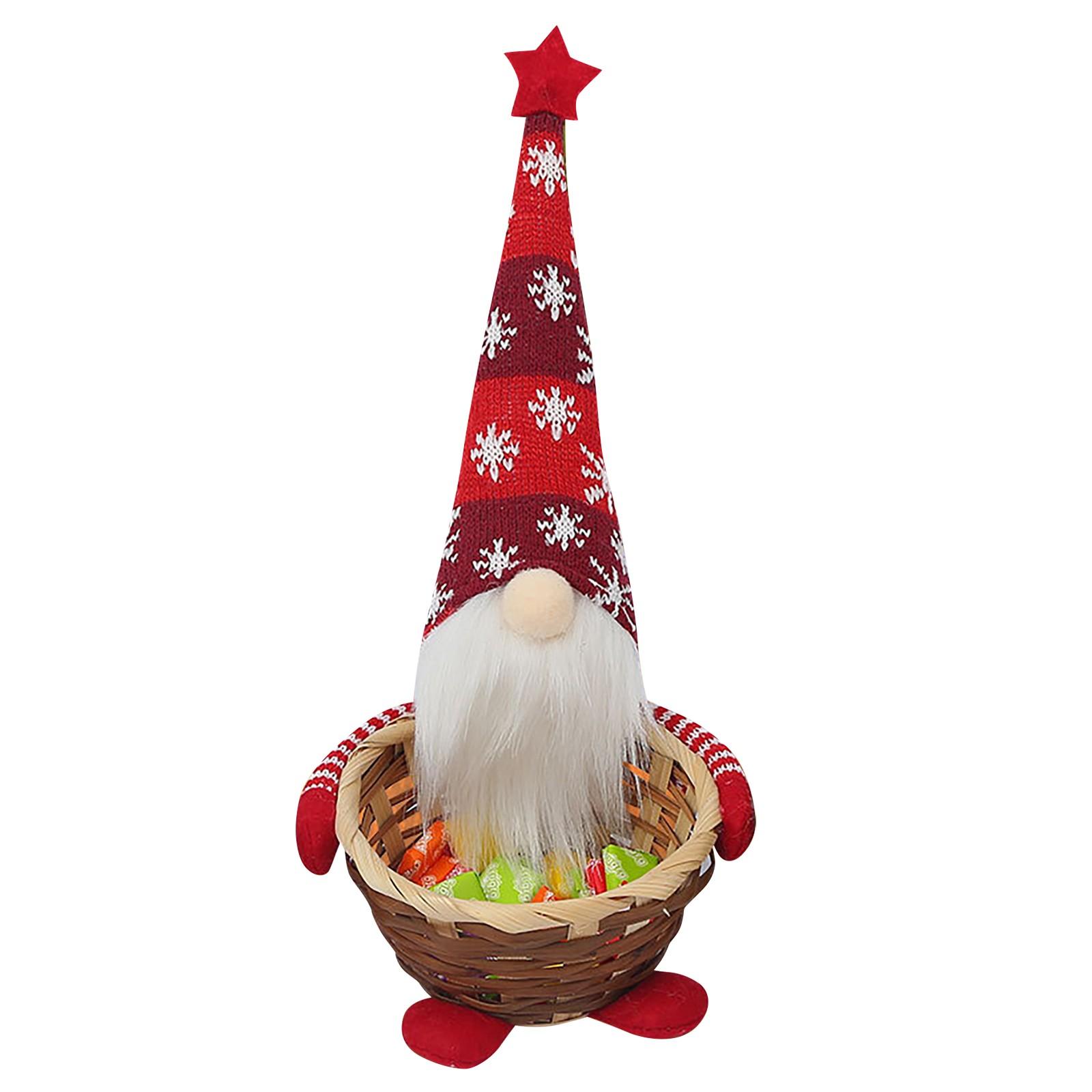 

3 PCРождественские конфеты Подарки Корзина конфет Подарки Куклы-гномы Праздничное украшение