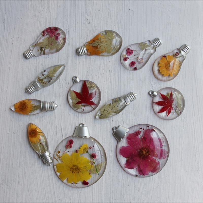 Silicone Christmas Ornament Mold Crafting Moulds Light Bulb Resin Decorations Suitable for Enthusiasts and Home Decors