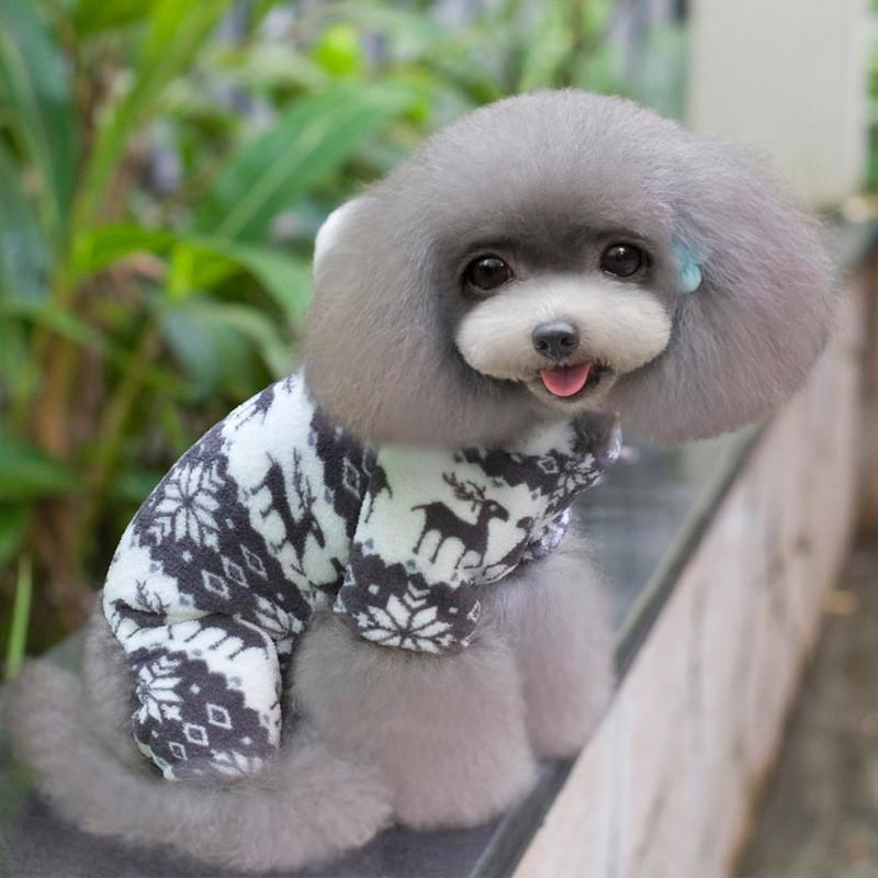 Premium Quality Warm Pet Dog And Cat Apparel Pajamas Hoodie For Winter Comfort