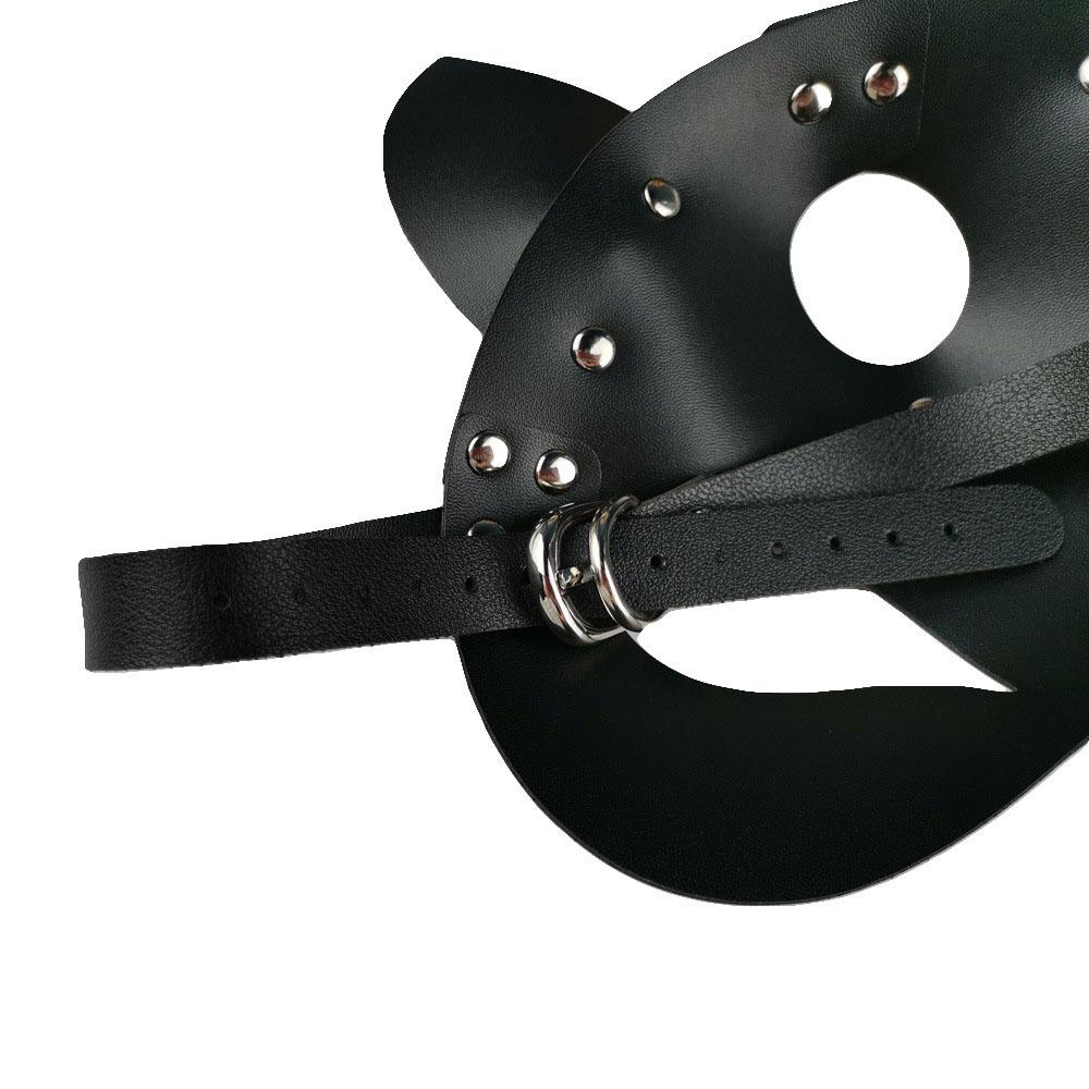 Role-playing Clubwear PU Leather Masquerade Cosplay Costume Accessories Party Mask Catwomen Mask