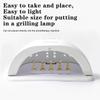 1Pcs Magnetic Nail Holder Practice Display Stand Acrylic Crystal Showing Shelf Nail Art Tool Colorful Nail Polish For Novice