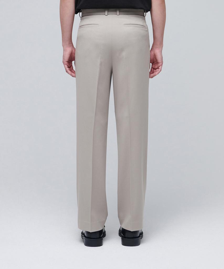 Musinsa Standard Real Wide Belted Slacks [Light Beige]