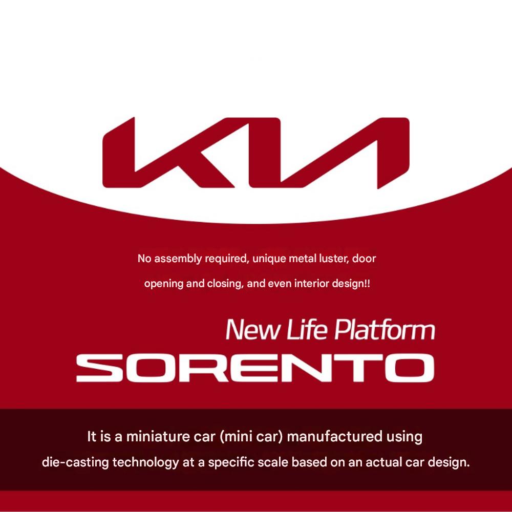 Kia Motors 2022 Sorento Seria Miniaturi Diecast Alb