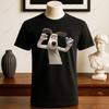 Wallace und Gromit Bedruckte T-Shirt Tops Cartoon und Anime Bedrucktes T-Shirt Unisex Bedruckte T-Shirt Tops Vintage Mode Streetwear