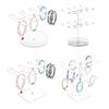 Support à bijoux en acrylique transparent pour un rangement organisé des bracelets Décoratif pour la maison et le bureau avec plateau polyvalent