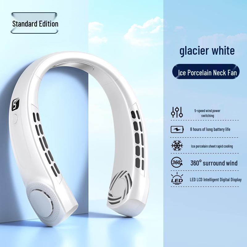Portable USB Rechargeable Bladeless Neck Fan