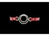 Leather & Iron Ring Gag: Double Metal Ring Mouth Plug for Men & Women, SM Erotic Toy