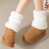 Plush Sock Covers Add Plush and Thickened Leg Guards In Autumn and Winter Warm Leg Sleeves
