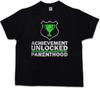 ERFOLG FREIGESCHALTET Kinder Jungen Kinder Jungen T-Shirt RPG Rollenspiel Gamer Gaming Elternschaft