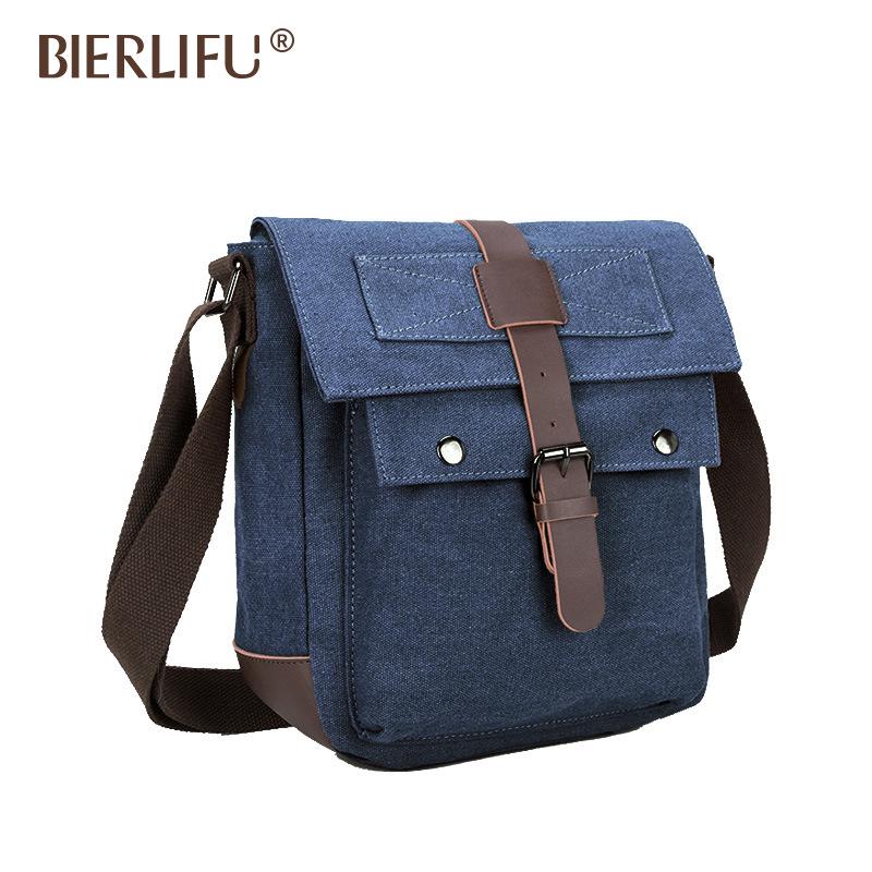 Men's Wear-Resistant Canvas Crossbody Bag
