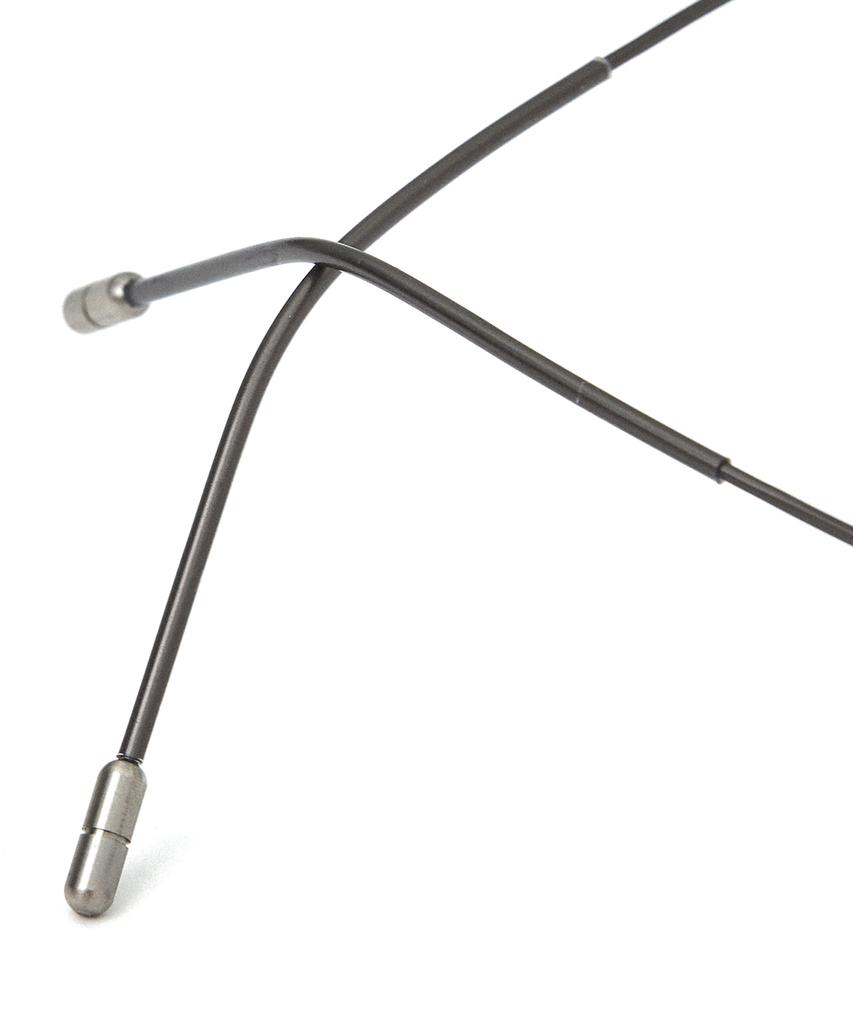 Loulou R Eye 181 Round Hinge Glasses 50 Gray