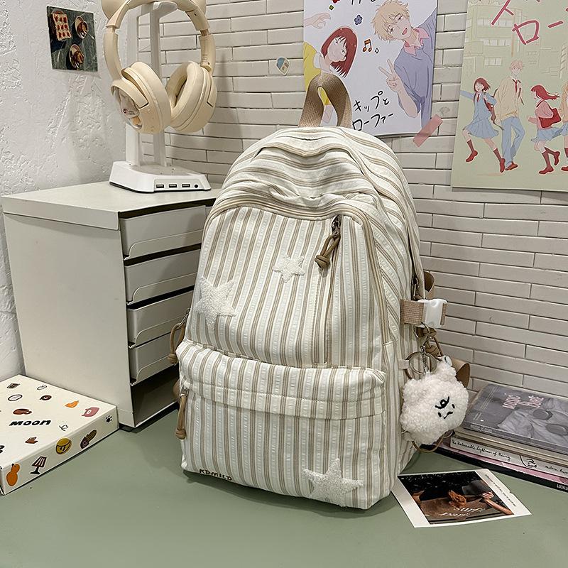 New High-value, Fresh and Sweet Candy-colored Backpack, Lightweight and Large-capacity Backpack for Junior High School Students