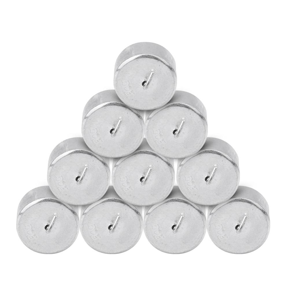10 Pcs 10 Pieces Set Metal Weight Hooks Metal Mechanical Experiment Weights Lever Testing