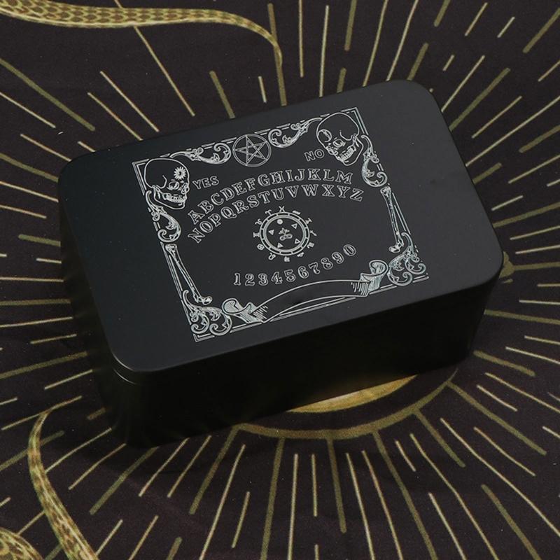 Iron Tarots Cards Storage Case Tarots Cards Box Astrologys Divinations Storage Case