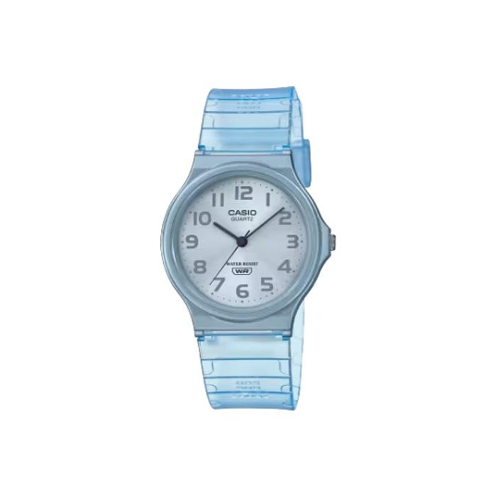 CASIO Women s 39mm Silver Watch MQ-24S-2B MQ-24S-2B Blue Strap