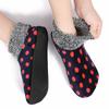 1 Pairs Soft-Soled Anti Slip Fleece-Lined Thickened High Tube Winter Carpet Socks Non-Slip Floor Socks