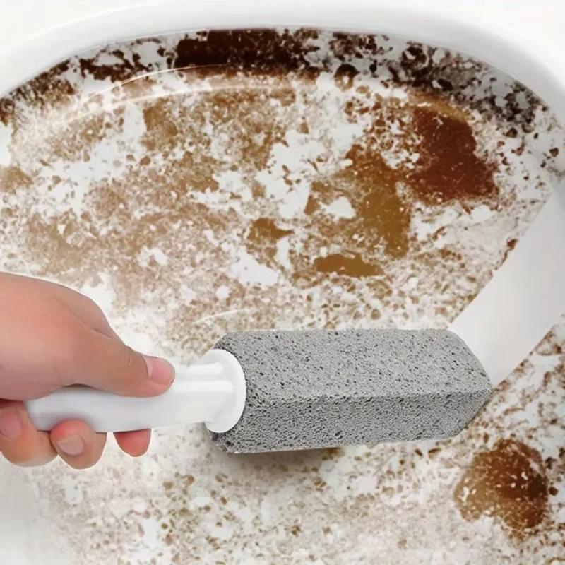 Long Handle Pumice Stone Toilet Brush Cleaning Brush No Dead Angle Brush Toilet Seat Strong Descaling Urine Stains Wash Toilet