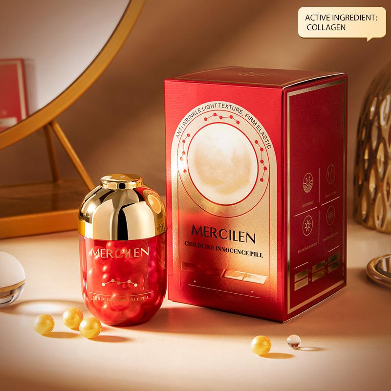 MERCILEN Light Wrinkle Anti-Wrinkle Lotion 30 Capsules Moisturizing Skin Care Capsule Essence Lotion