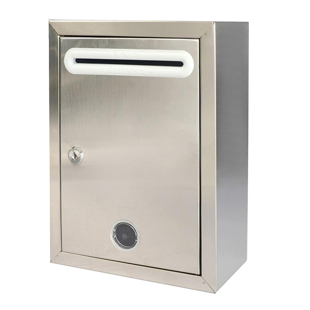 

Водонепроницаемый почтовый ящик 3 размера Ящики для отзывов и предложений Новый почтовый ящик Уличный S 28*21*11cm