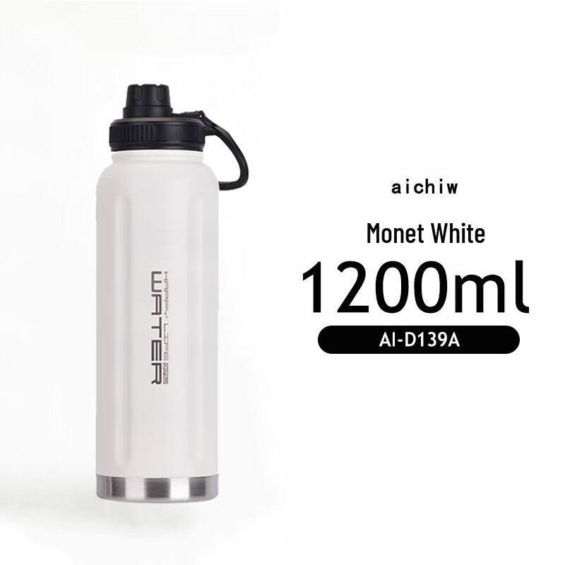 Aichiw 1200ml 304 Stainless Steel Insulated Sports Bottle
