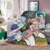 Scooped Up by an S Rank Adventurer! Blanket Soft and Skin Friendly For Couch Bed Napping Bedspread All Seasons Comforter