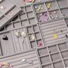 1Pc Jewelry Display Jewelry Storage Tray Jewelry Holder Portable Ring Earrings Necklace Organizer Box
