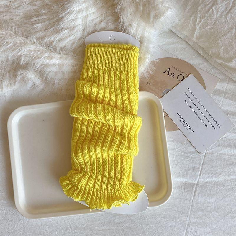 

Гетры конфетных цветов Весенне-осенний стиль Детские носки для сочетания с юбками Носки-гольфы Детские осенне-зимние шерстяные гетры one size