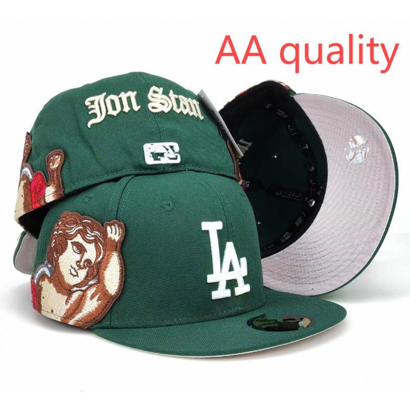 AA Fitteds Caps Jon Stan Angel Flying Baseball Cap 3D Embroidery Fit Cap Size Cap