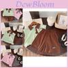 Adorable Children's Summer Outfit Set With Embroidered Sleeveless Polo Shirt And Shorts