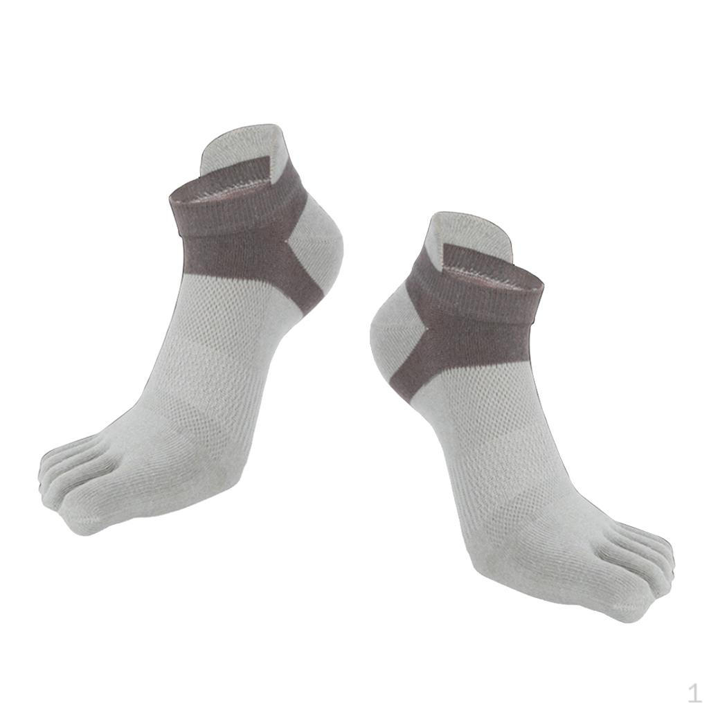 Breathable Toe Socks for Active Lifestyle серый