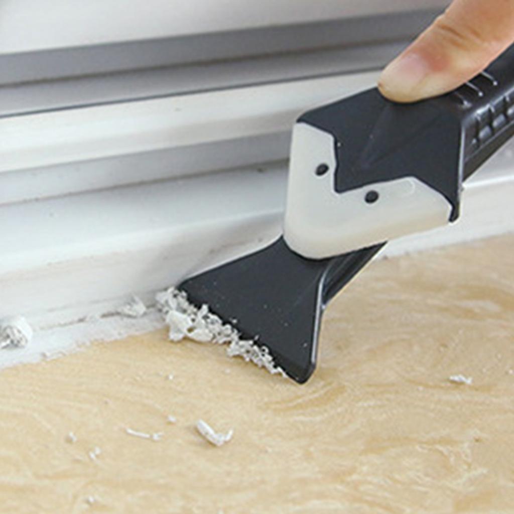 Multi-Function Scraper Tool with Multi-angle Head for Wall Corner Caulking Glass Seam Sealing