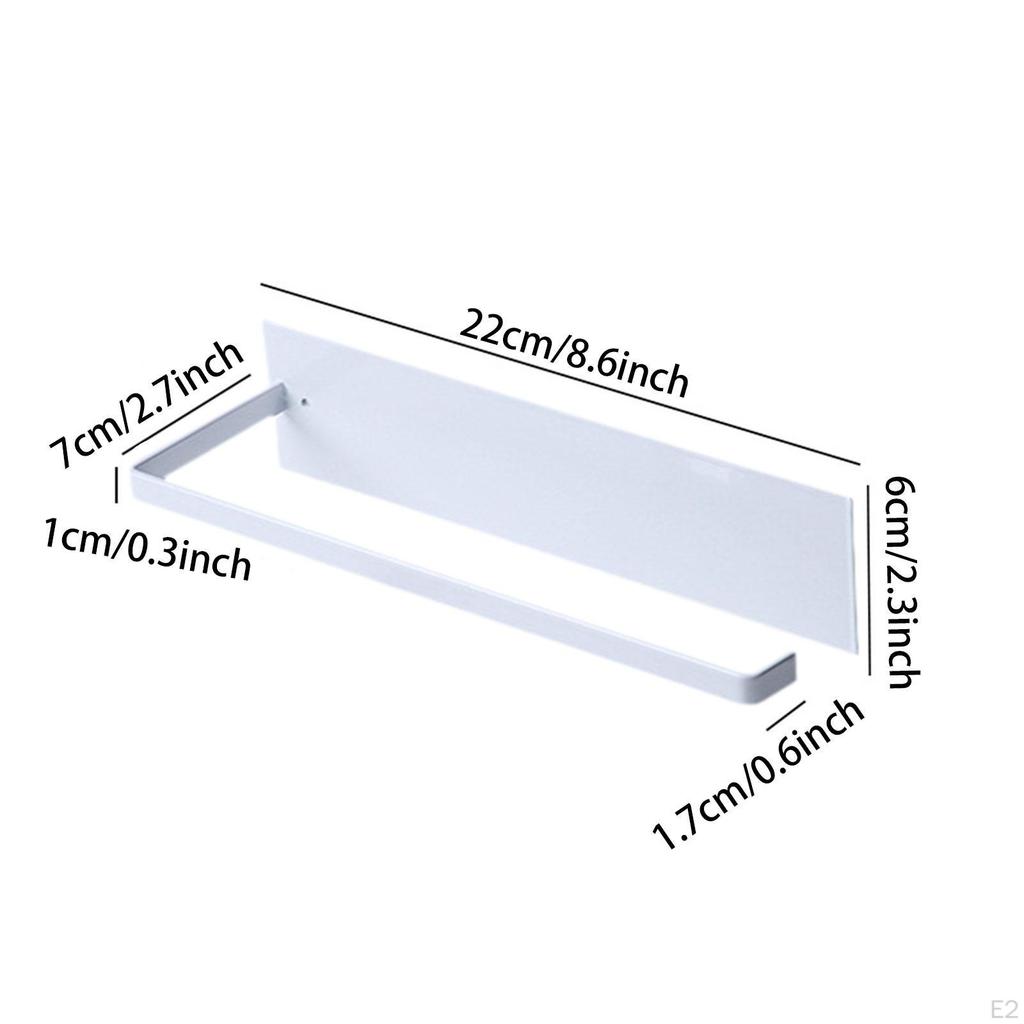 Kitchen Paper Holder Roll Dispenser Save Space Cling Film for Refrigerator