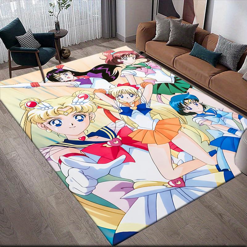 

Sailor Moon Poster Area Rug, Sailor Moon Fan Cozy Carpet, Perfect Gift.chl 60x90cm