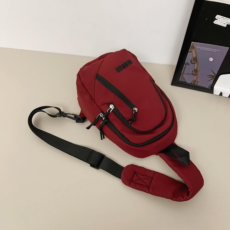 Lightweight Chest Bag Women's Crossbody Bag Men's Sports Riding Large Capacity Shoulder Bag