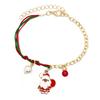Festive Christmas Bracelets with Santa, Tree, Snowflake, Reindeer, and Snowman Charms