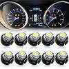 10Pcs T3 1 SMD LED Low Consumption High Bright Long Lifespan Car Bulbs Neo Wedge Climate Gauges Dashboard Control Lights Bulbs 7