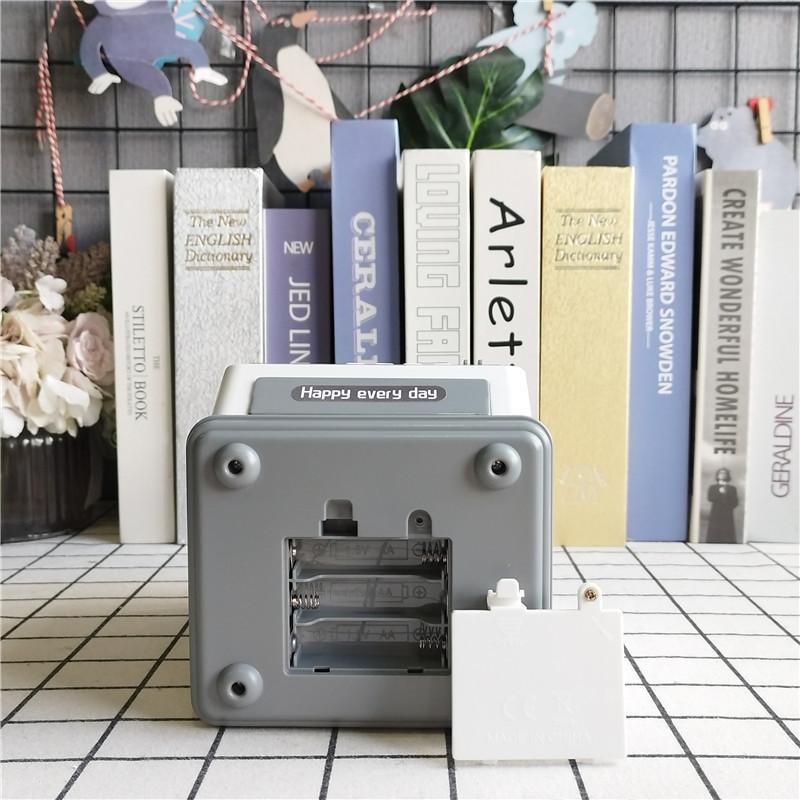 Automatic deposit teller machine toy intelligent password card swiping face recognition savings box simulation safe piggy bank