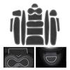 For Citroen C1 2005 - 2014 Anti-Slip Gate Slot Cup Mat Door Groove Pad Accessories Non-Slip Mats Coasters