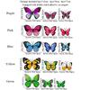 12Pcs/Set Multi Color Butterfly Wall Sticker Living Room Bedroom Decor For Wedding Decoration Butterflies Home Beautify Decals