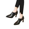 Large Size High Heels for Women's Autumn New Style Pointed Temperament High Heels Retro Soft Sole Deep Mouth Single Shoes